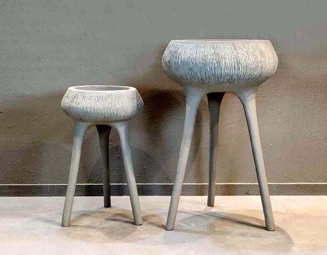 Pebble Stool Planters PL-175