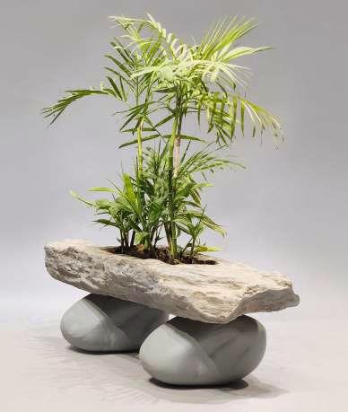 Rock-Base Planter PL-79