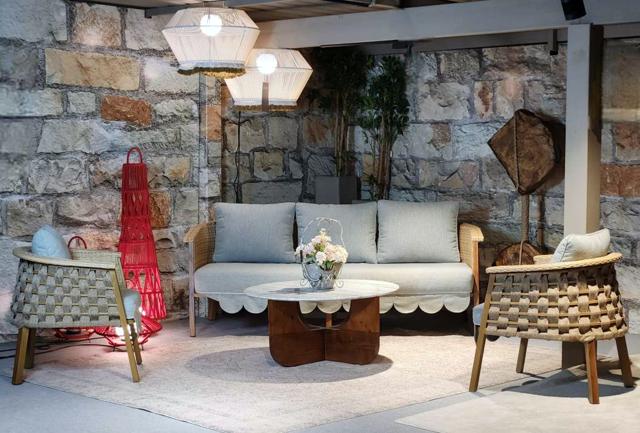 Erica Outdoor Sofa Set (3+1+1) with Coffee Table