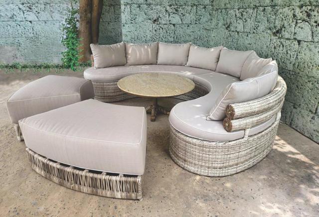 Giulia Curved Outdoor Sofa Set