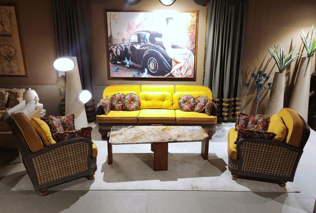 Honey Outdoor Sofa Set