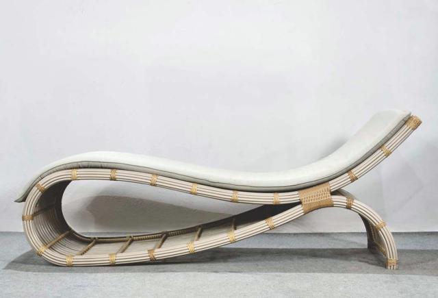 Livia Sculpted Sun Lounger