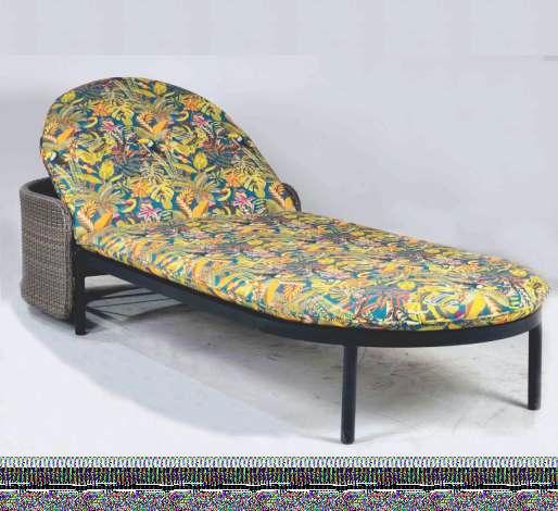 Rosie Patterned Sun Lounger