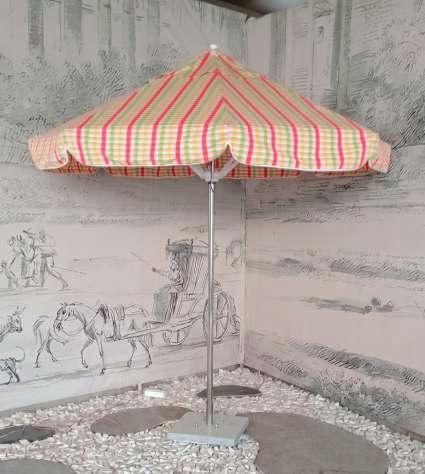 Striped Canopy Garden Umbrella