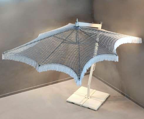 Scalloped Umbrella with Lights